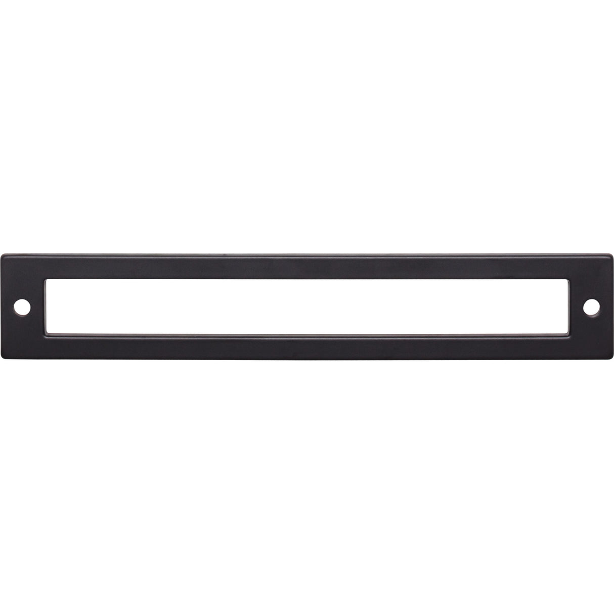 Top Knobs TK926BLK Hollin 6 5/16" Center to Center Pull Backplate Flat Black
