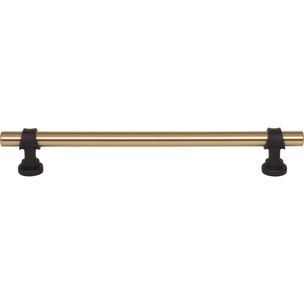 Top Knobs M2741 Bit 7 9/16" Center to Center Bar Pull Honey Bronze and Flat Black