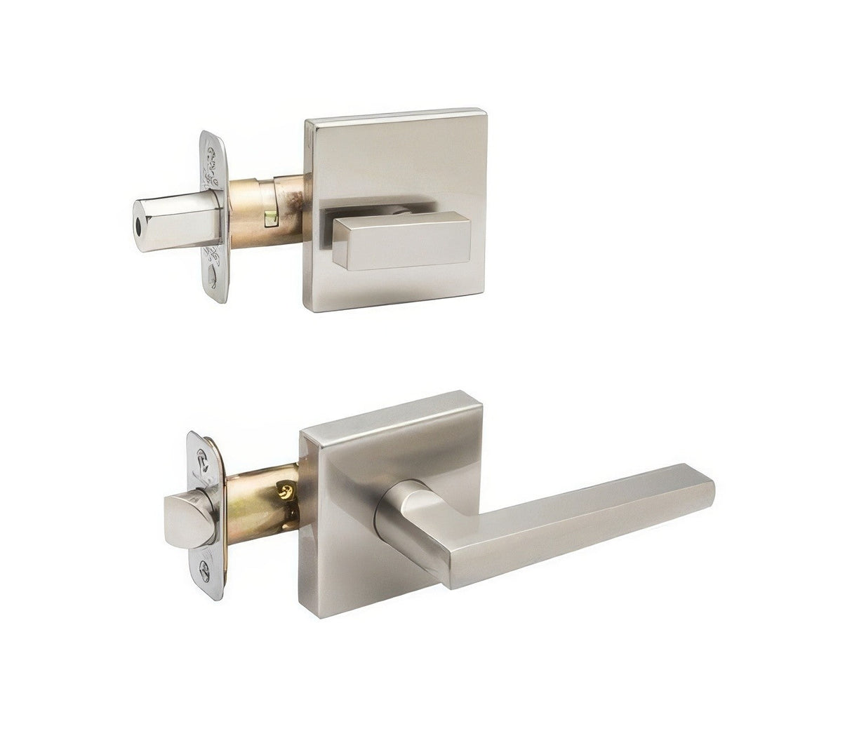 Copper Creek VL2890SS satin stainless dummy handleset trim pack