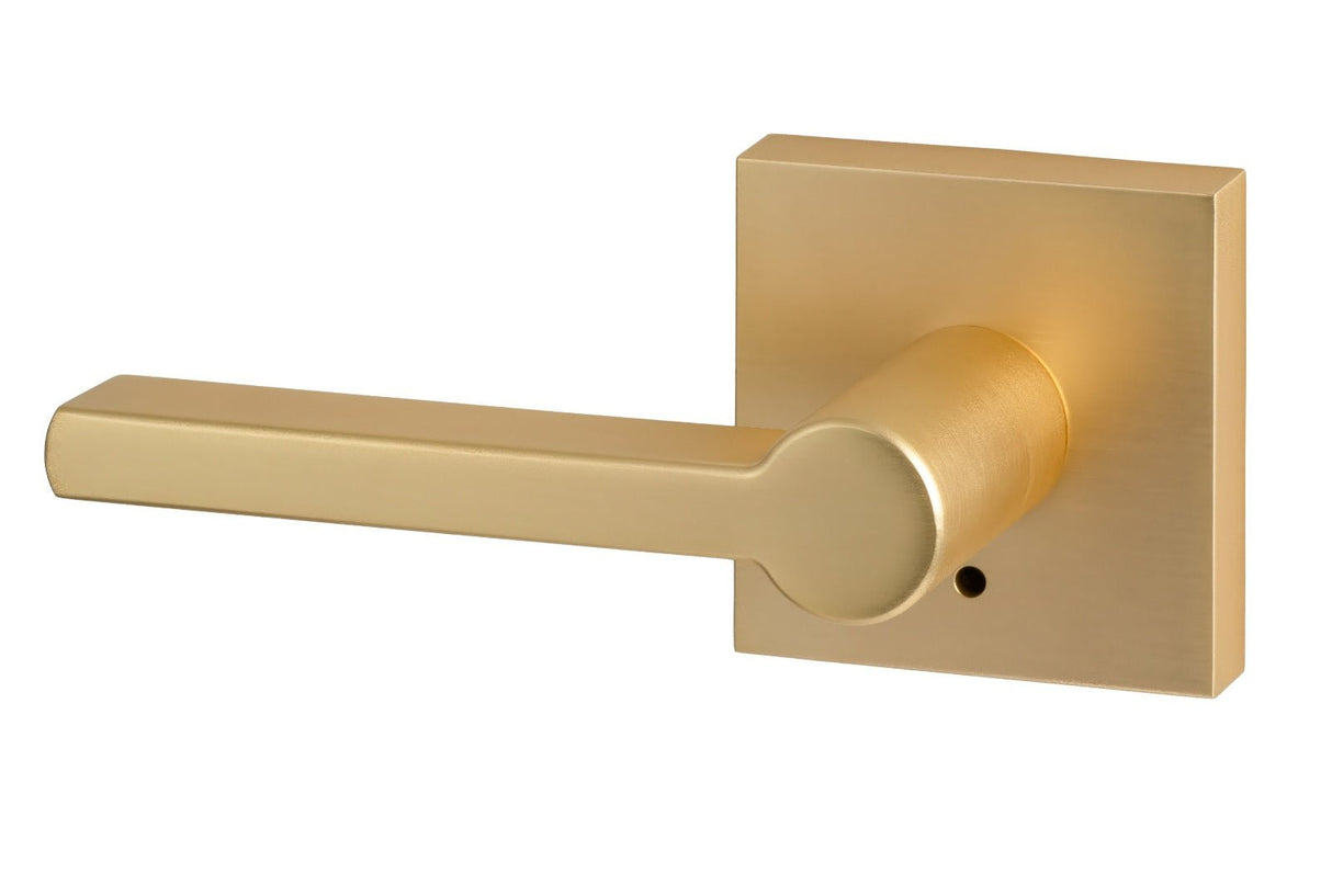 Sure-Loc VN102 SB satin brass privacy door lever
