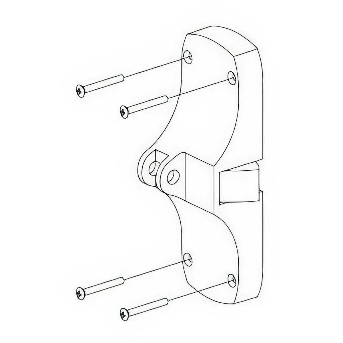 Von Duprin 05041026D Center Case Kit for 88TP Exit Device Satin Chrome
