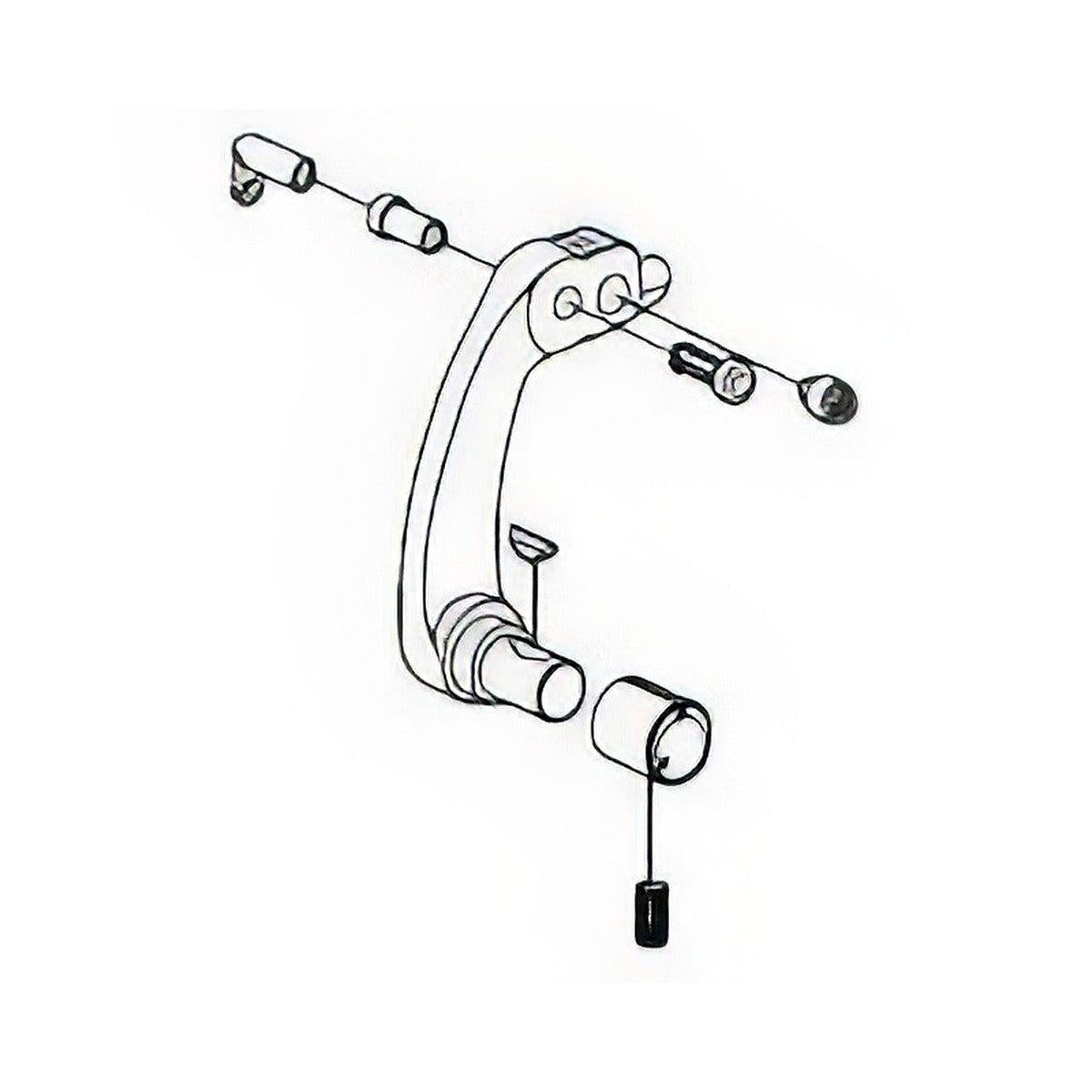 Von Duprin 05043910B 050439 Lever Arm Kit for 88 Series Left Handed Rim / Mortise / Vertical Rod Exit Device Oil Rubbed Bronze