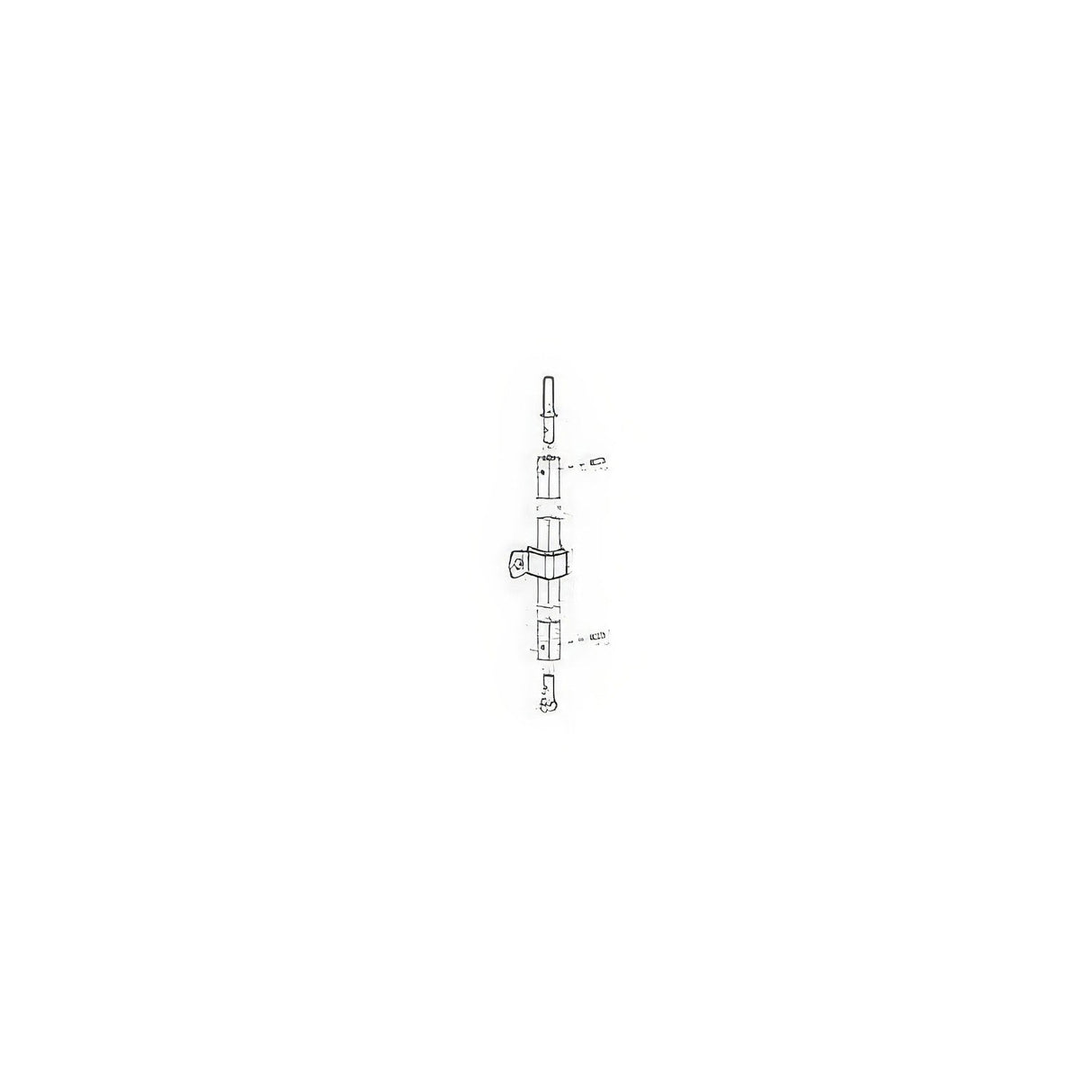 Von Duprin 05051332D 050513 Top Rod Kit for 3527AEO or 9827EO Series Exit Device Satin Stainless Steel