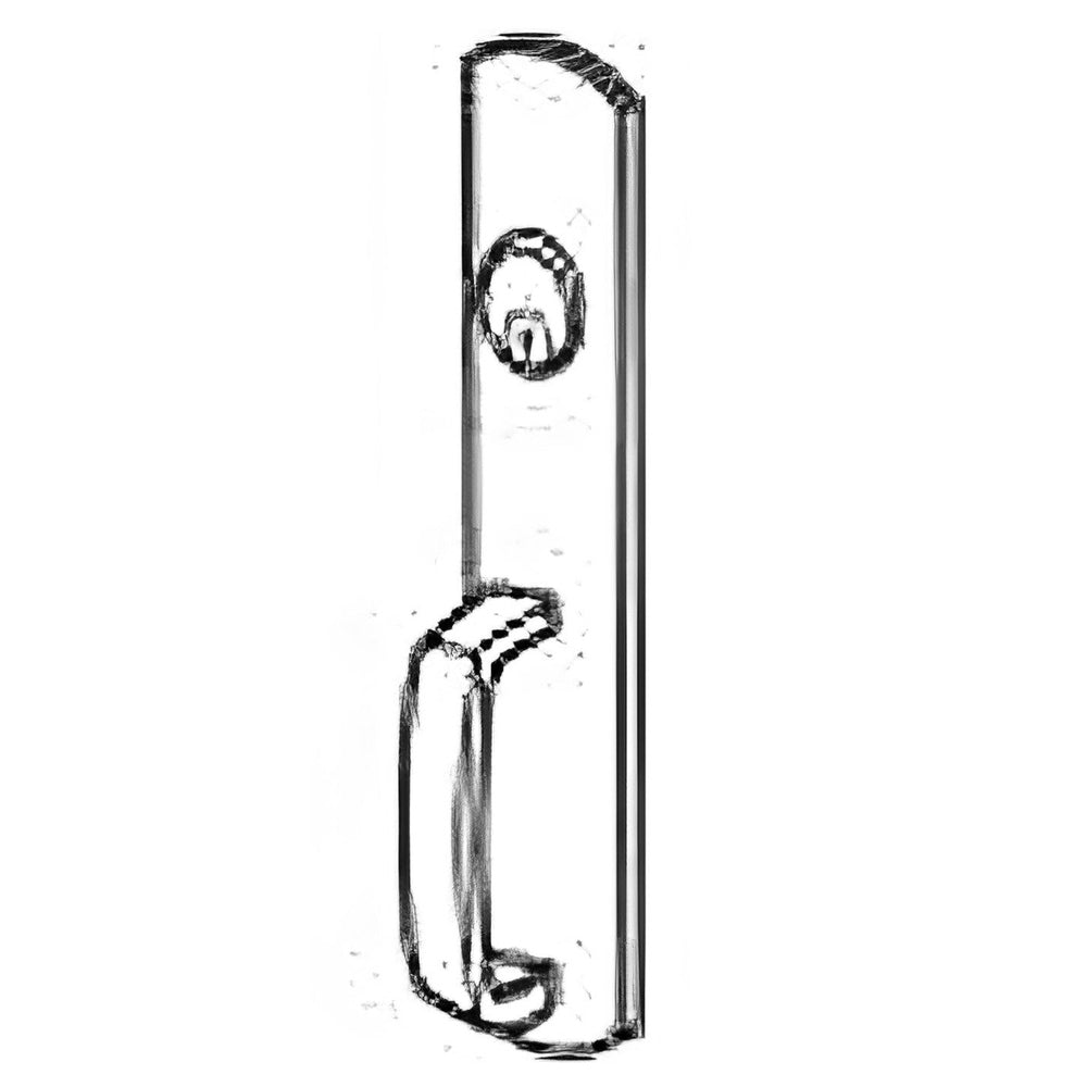 Von Duprin 880NLM4 satin brass night latch handle trim