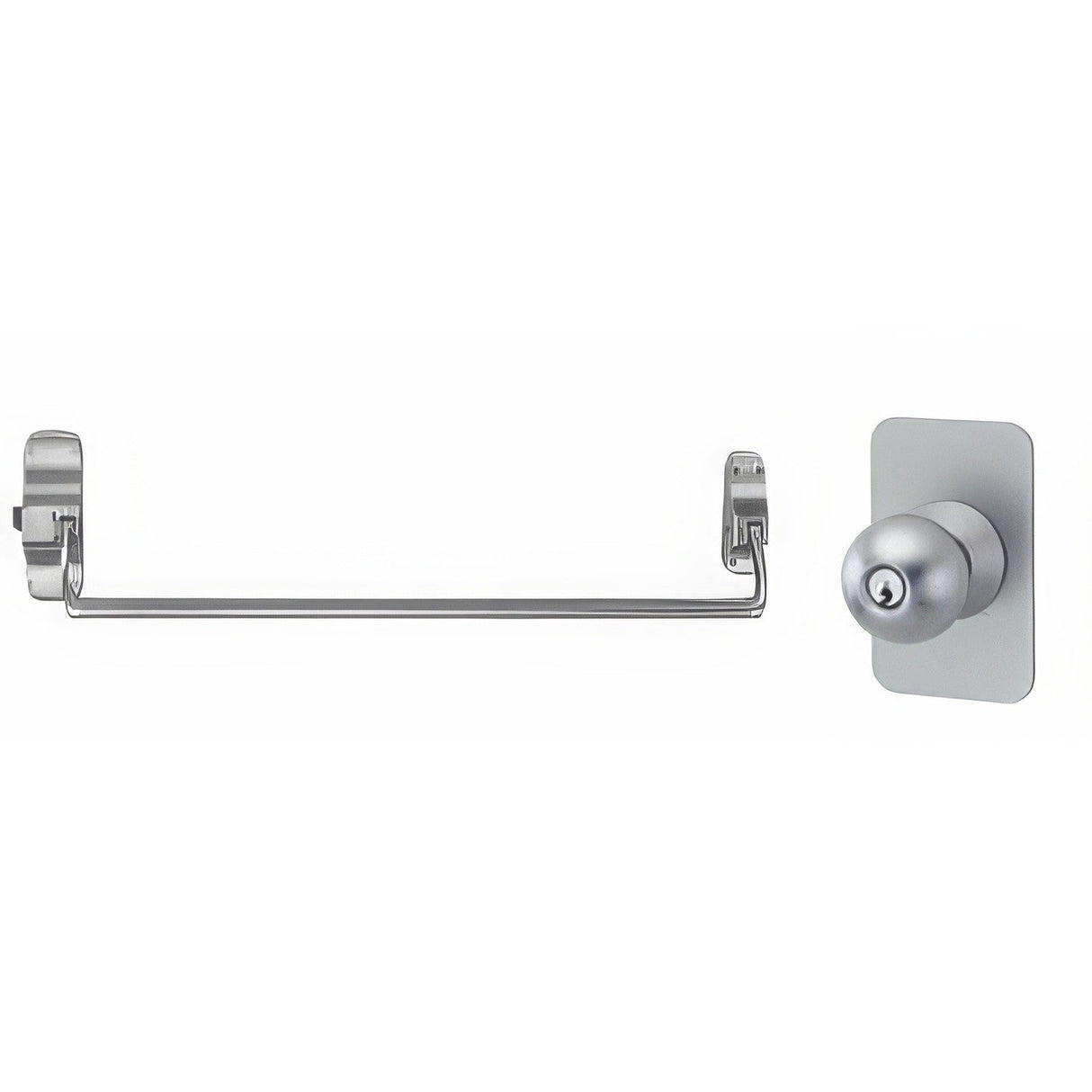 Von Duprin 88KF26D3LHR 88KF26D3 Fire Rated Rim Exit Device with Knob Trim Satin Chrome - Left Handed