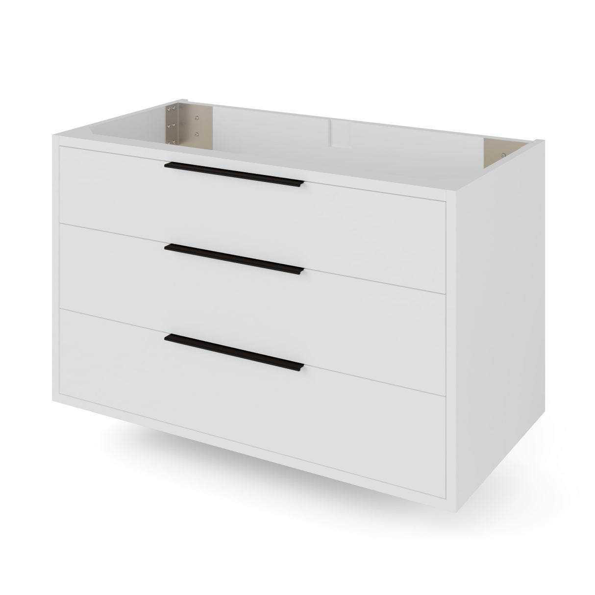 Jeffrey Alexander Gardner 37" White Single Sink Bathroom Vanity with White Resin Top - Single-Hole Faucet Top - VKGAR36WHPRE product image 3
