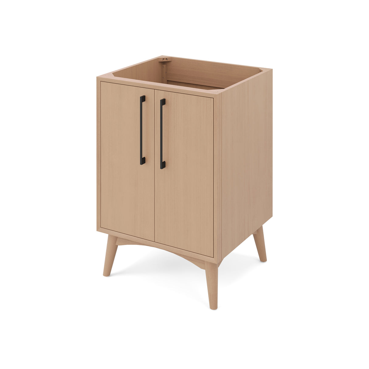 Jeffrey Alexander Dashwood Natural Oak Single Sink Bathroom Vanity with Blue Limestone Top - Single-Hole Faucet Top - VKITDAS24NOLSR product image 2