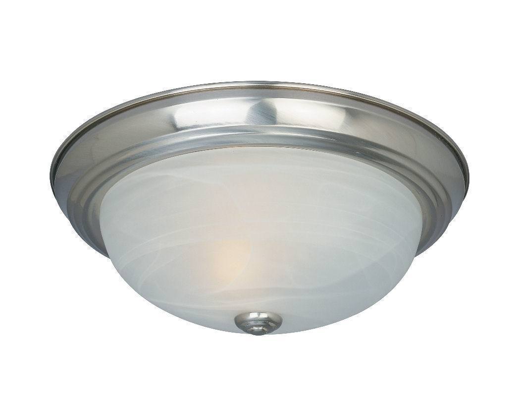 Designers Fountain 1257S-SP-AL satin platinum small flushmount light fixture