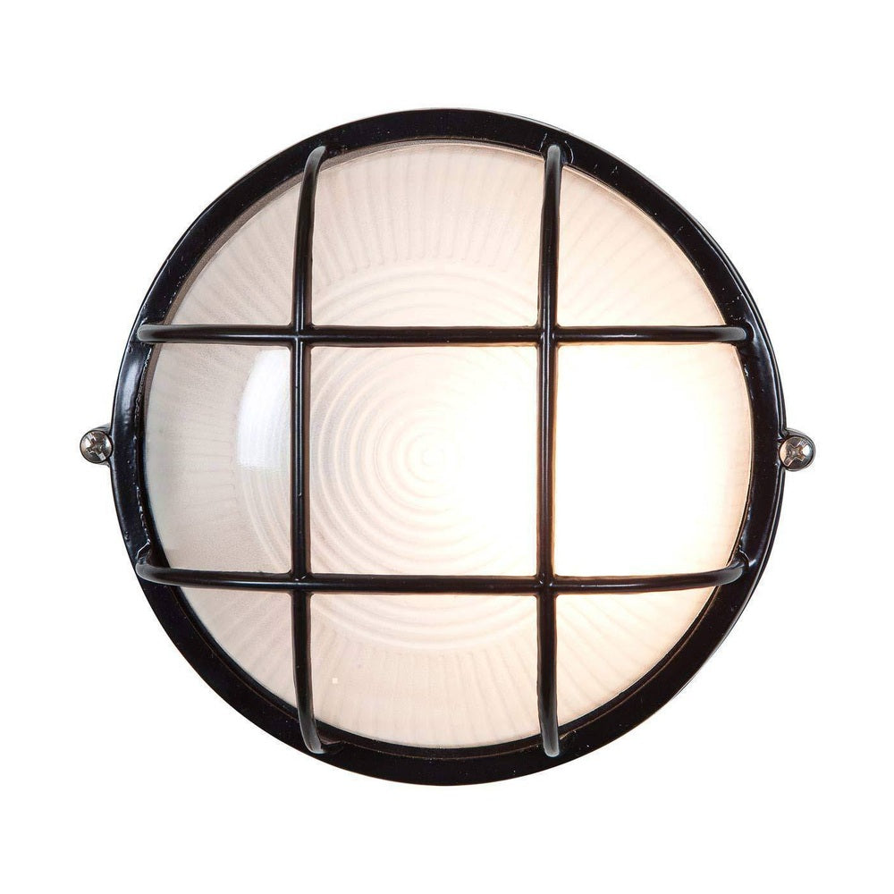 Access Lighting 20294-BL/FST black / frosted outdoor wall sconce