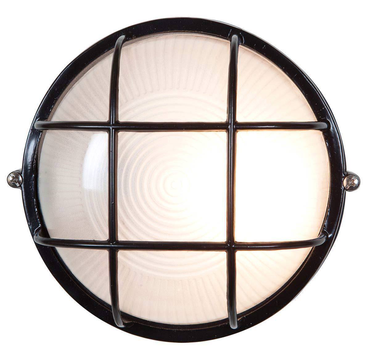 Access Lighting 20296-BL/FST black / frosted outdoor wall sconce