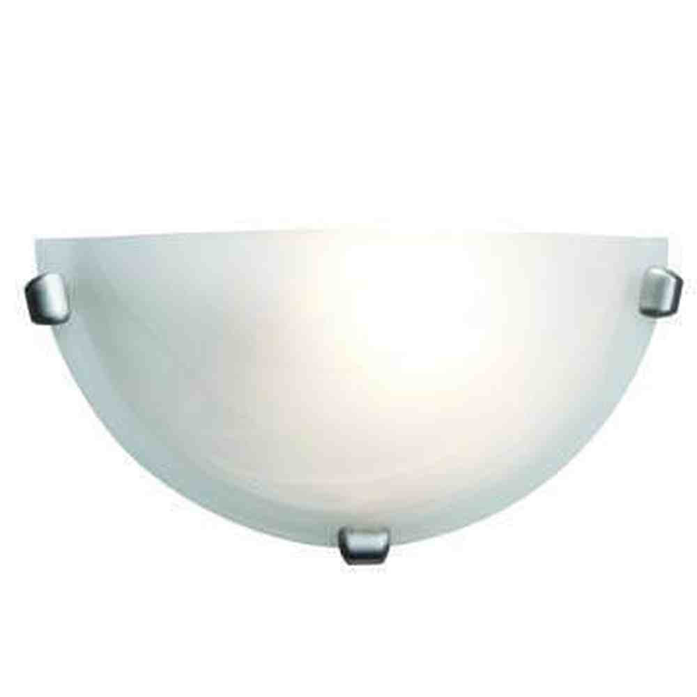 Access Lighting 20417-BS/ALB brushed steel / alabaster wall washer