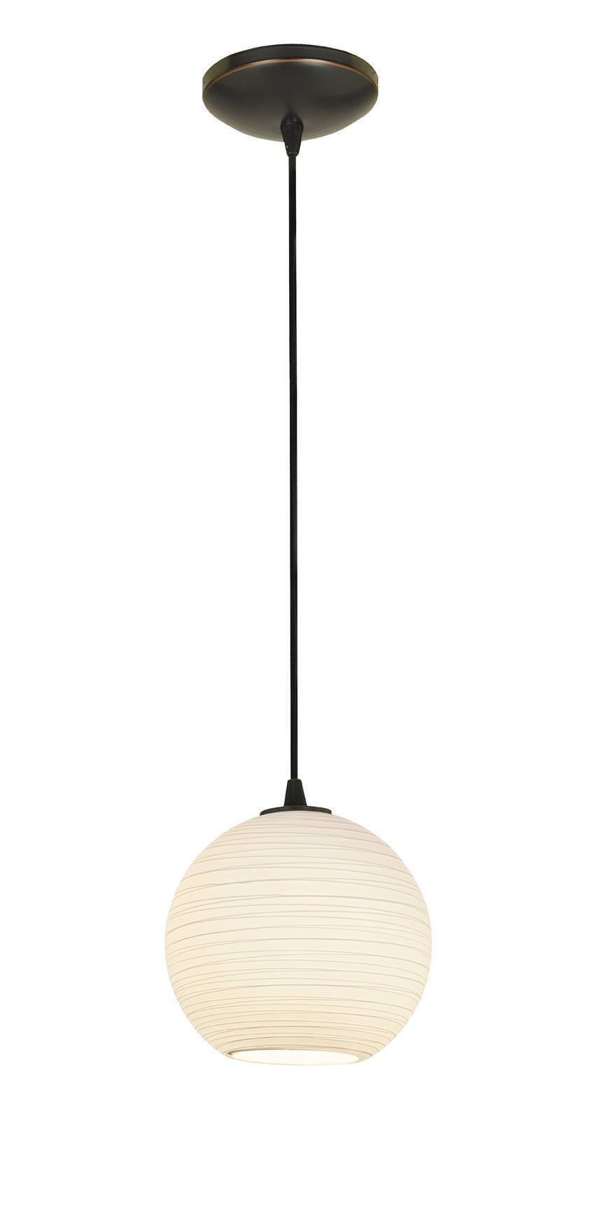 Access Lighting Lantern pendant light in satin stainless, additional view