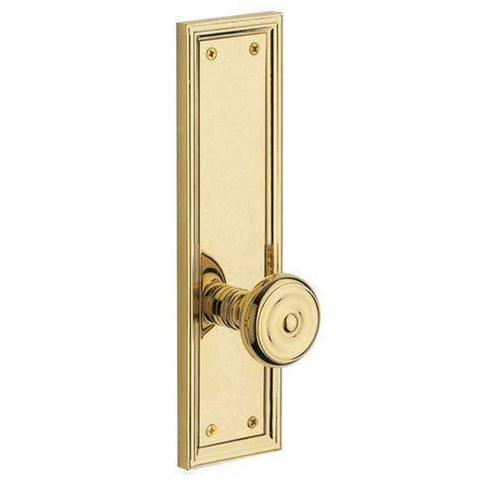 Baldwin 6793031KN non lacquered brass handleset trim pack