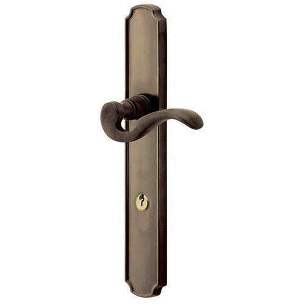 Baldwin MP002050ACT1 satin brass and black keyed entry