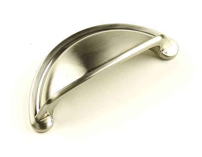 Century Hardware Lisbon cup pull in satin stainless, additional view