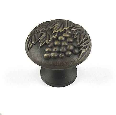 Century Hardware Vineyard cabinet knob in satin stainless, additional view