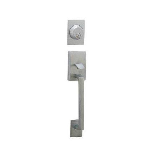 Schlage F62-CEN-ELA F-Series Century Double Cylinder Handleset with Elan Lever