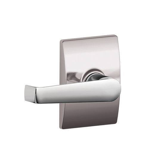 Schlage F10ELA625CEN polished chrome passage door lever