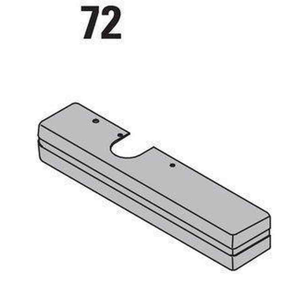 LCN 146072AL aluminum door closer plastic cover