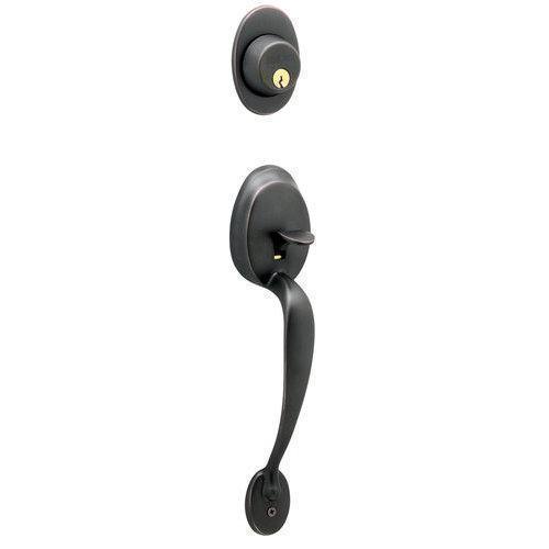 Schlage F62-PLY-FLA-RH Right Hand Plymouth Double Cylinder Handleset