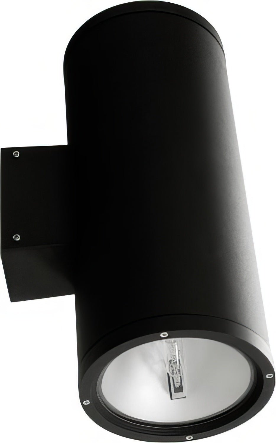 Dabmar Lighting W3700-L12-50K-B black outdoor wall light fixture