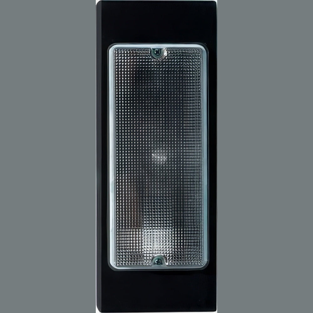 Dabmar Lighting W9300-L12-50K-B black outdoor wall light fixture