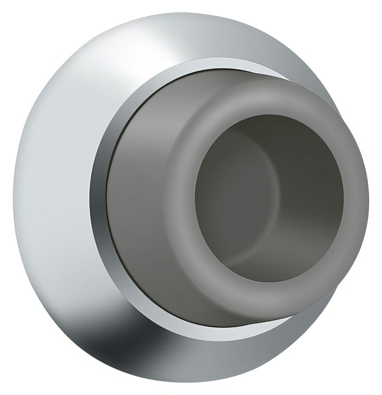 Deltana WB178U26 polished chrome wall mount door stop