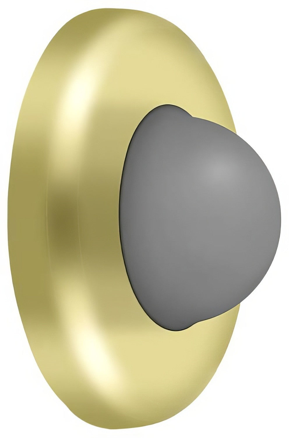 Deltana WBC250U3 polished brass wall mount door stop