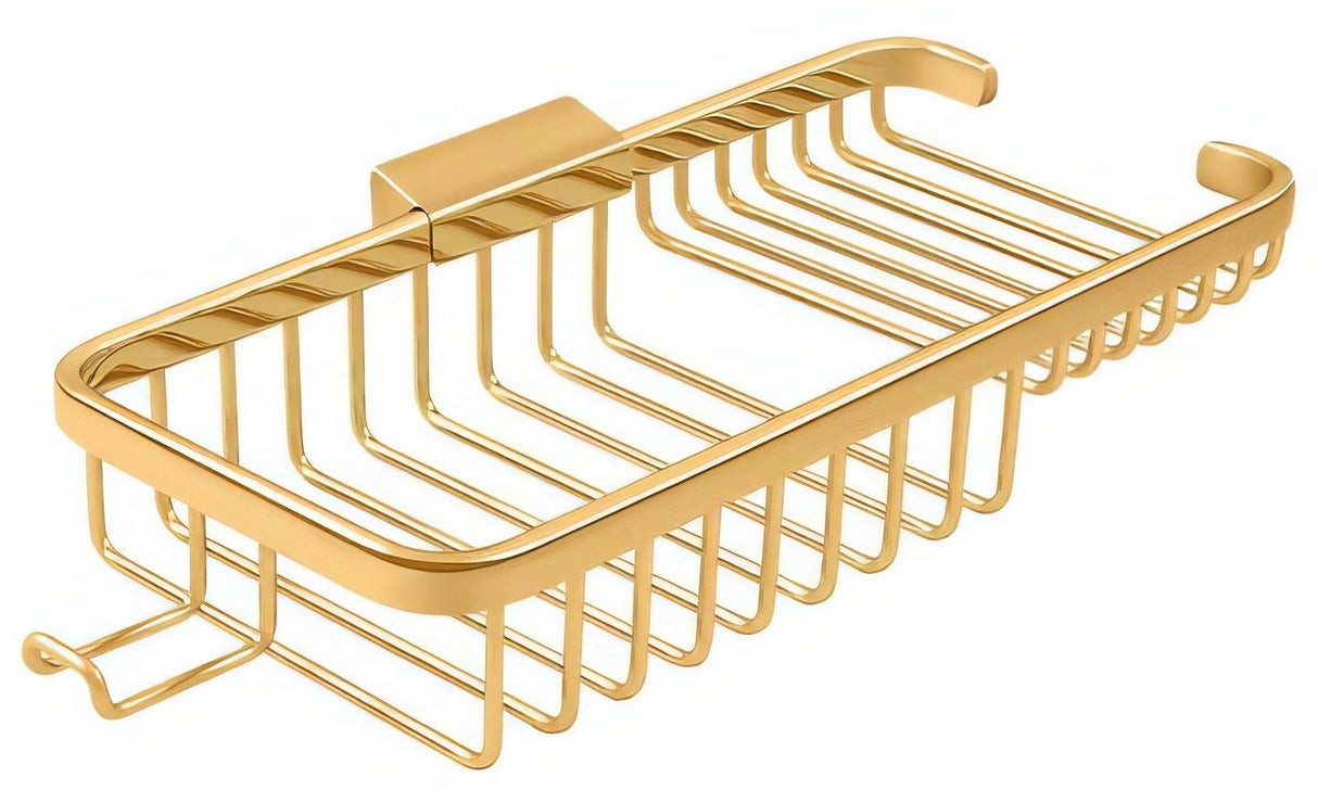 Deltana WBR1051HCR003 lifetime polished brass shower basket