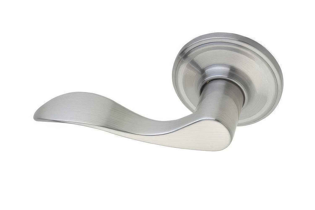Copper Creek WL2290LHSS Waverlie single dummy single dummy door lever in satin stainless, additional view