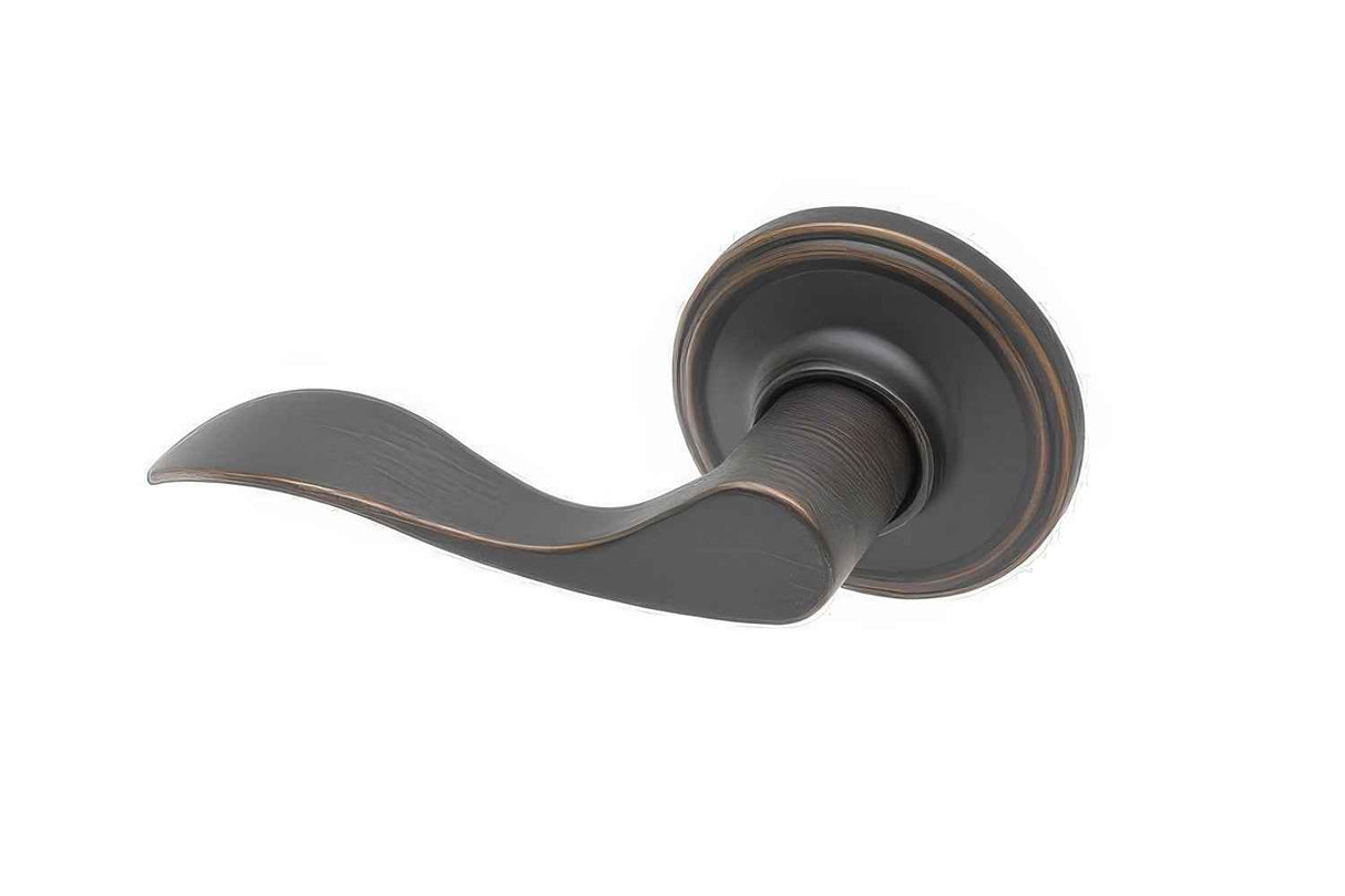 Copper Creek WL2290LHTB Waverlie single dummy single dummy door lever, additional view