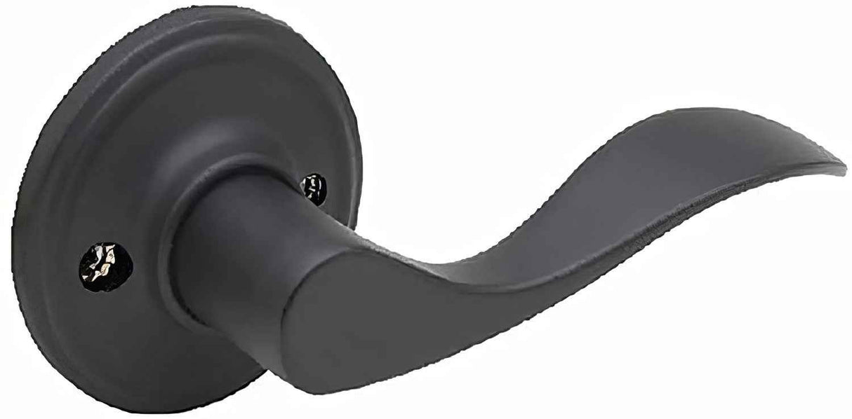 Copper Creek WL2290RHBC black single dummy door lever