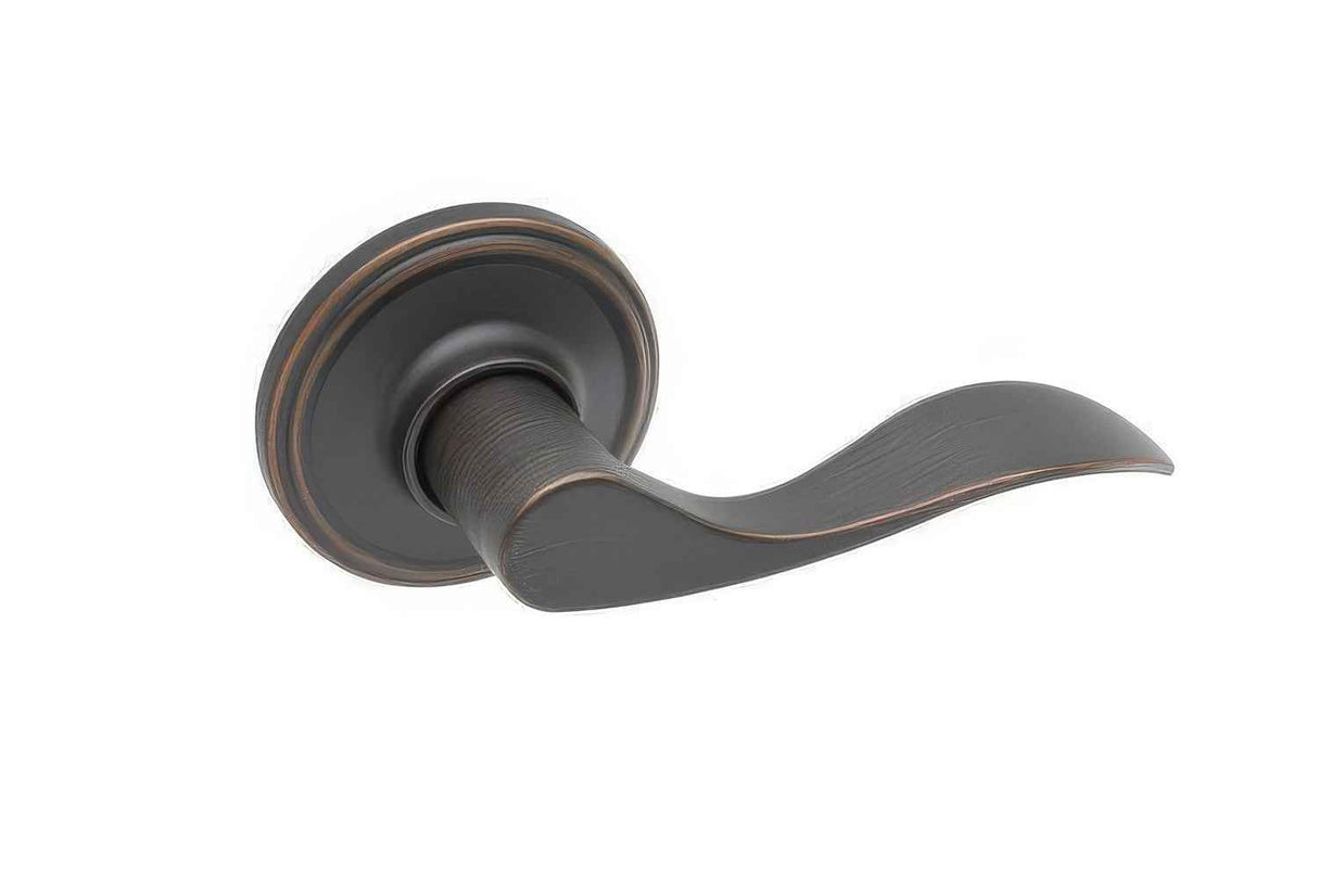Copper Creek WL2290RHTB Waverlie single dummy single dummy door lever, additional view