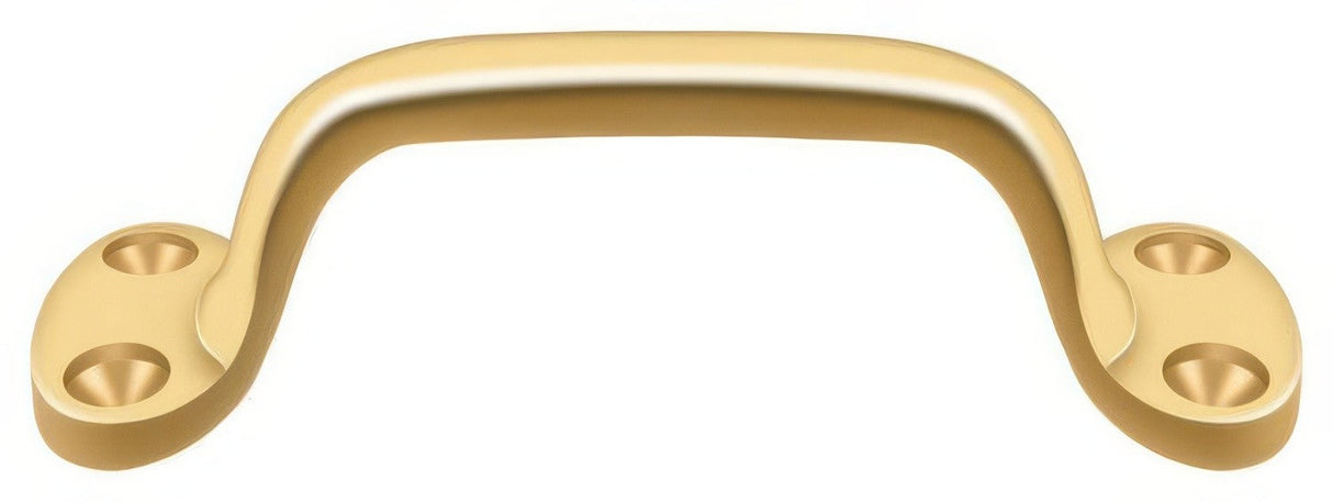 Deltana WP27CR003 lifetime polished brass cabinet pull