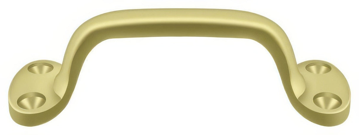 Deltana WP27U3 polished brass cabinet pull