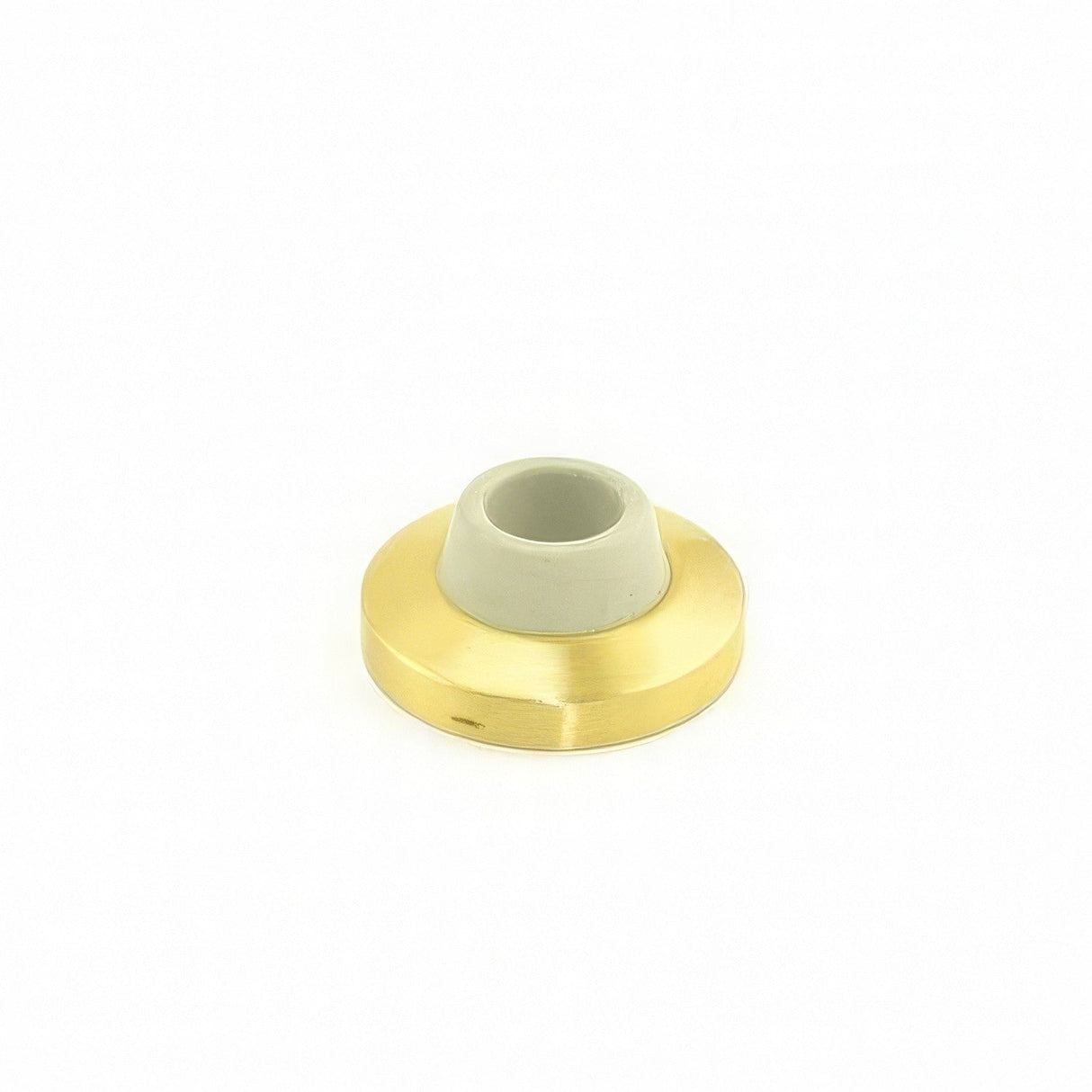 Ives WS406407CCV4 satin brass wall door stop