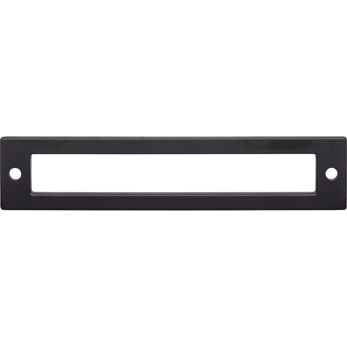 Top Knobs TK925BLK Hollin 5 1/16" Center to Center Pull Backplate Flat Black