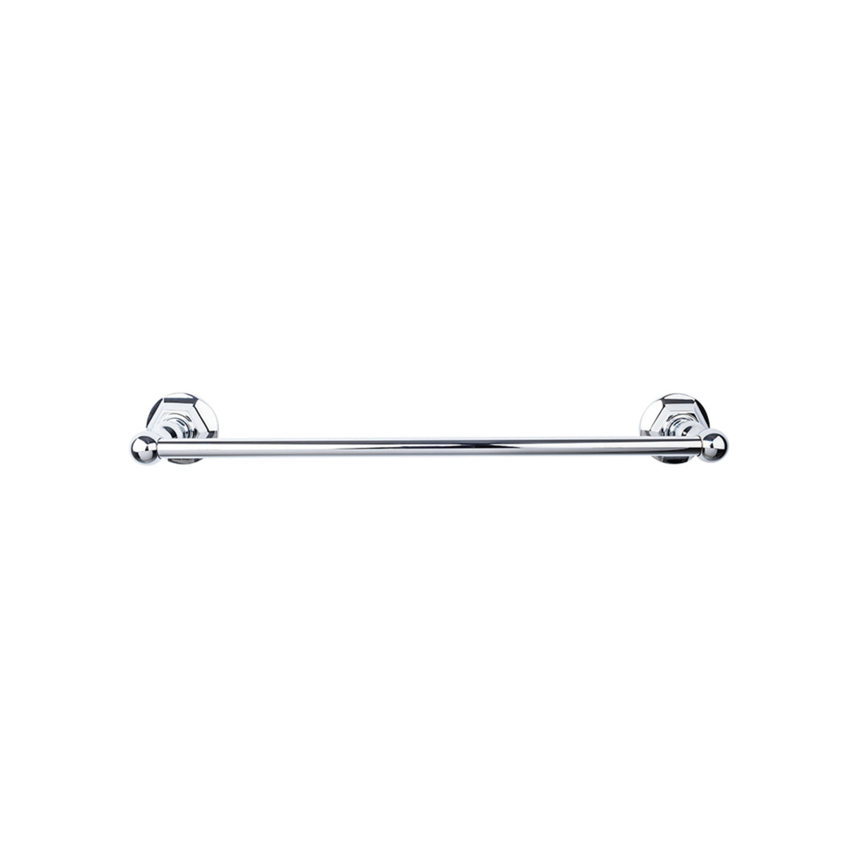 Top Knobs ED8PCB TOP BATH (R) Edwardian Bath Single 26 1/2" Wall Mounted Towel Bar Polished Chrome