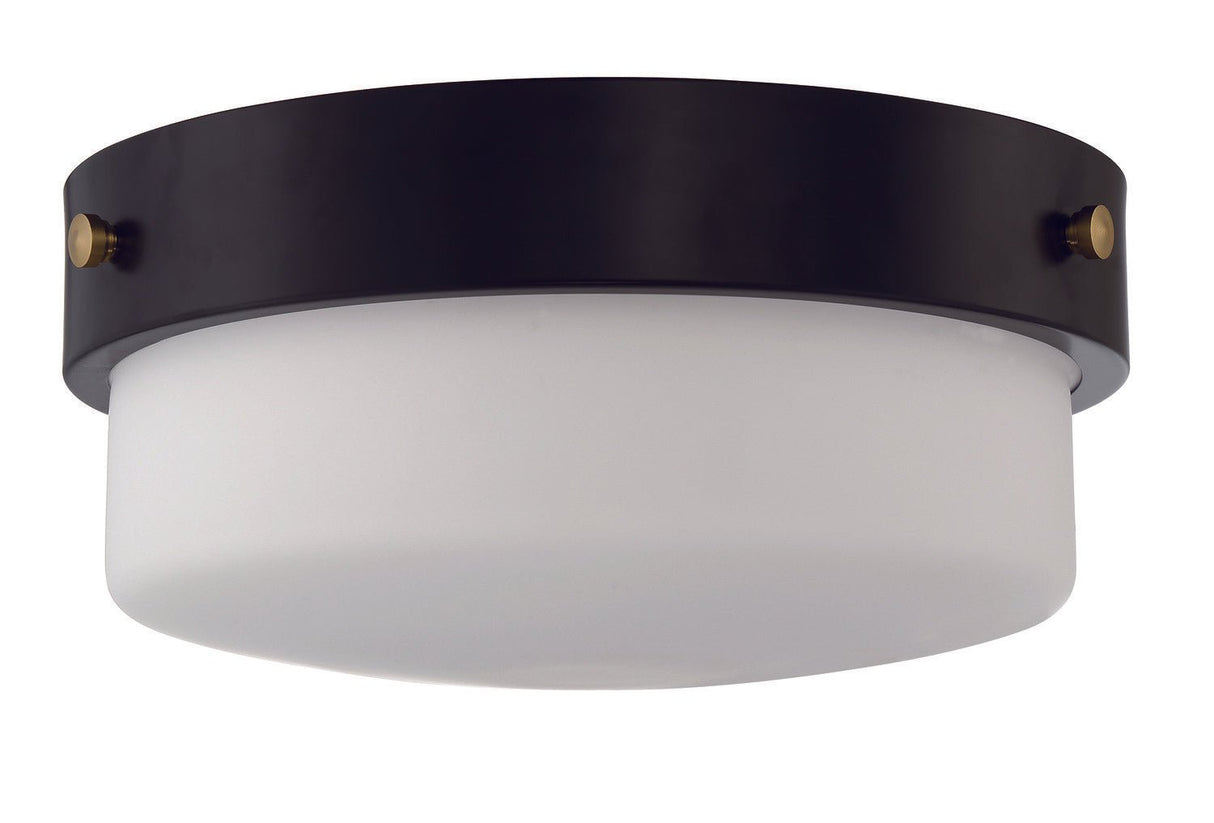 Craftmade X3214-FB flat black flushmount