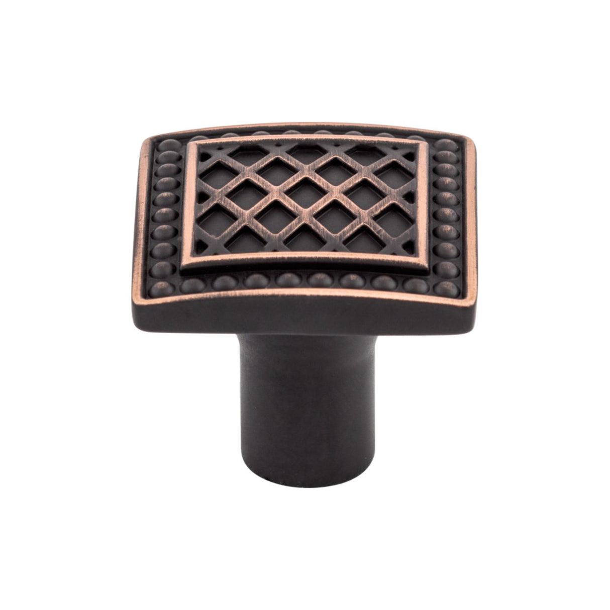 Top Knobs TK174TB Trevi 1 1/4" Length Square Knob Tuscan Bronze