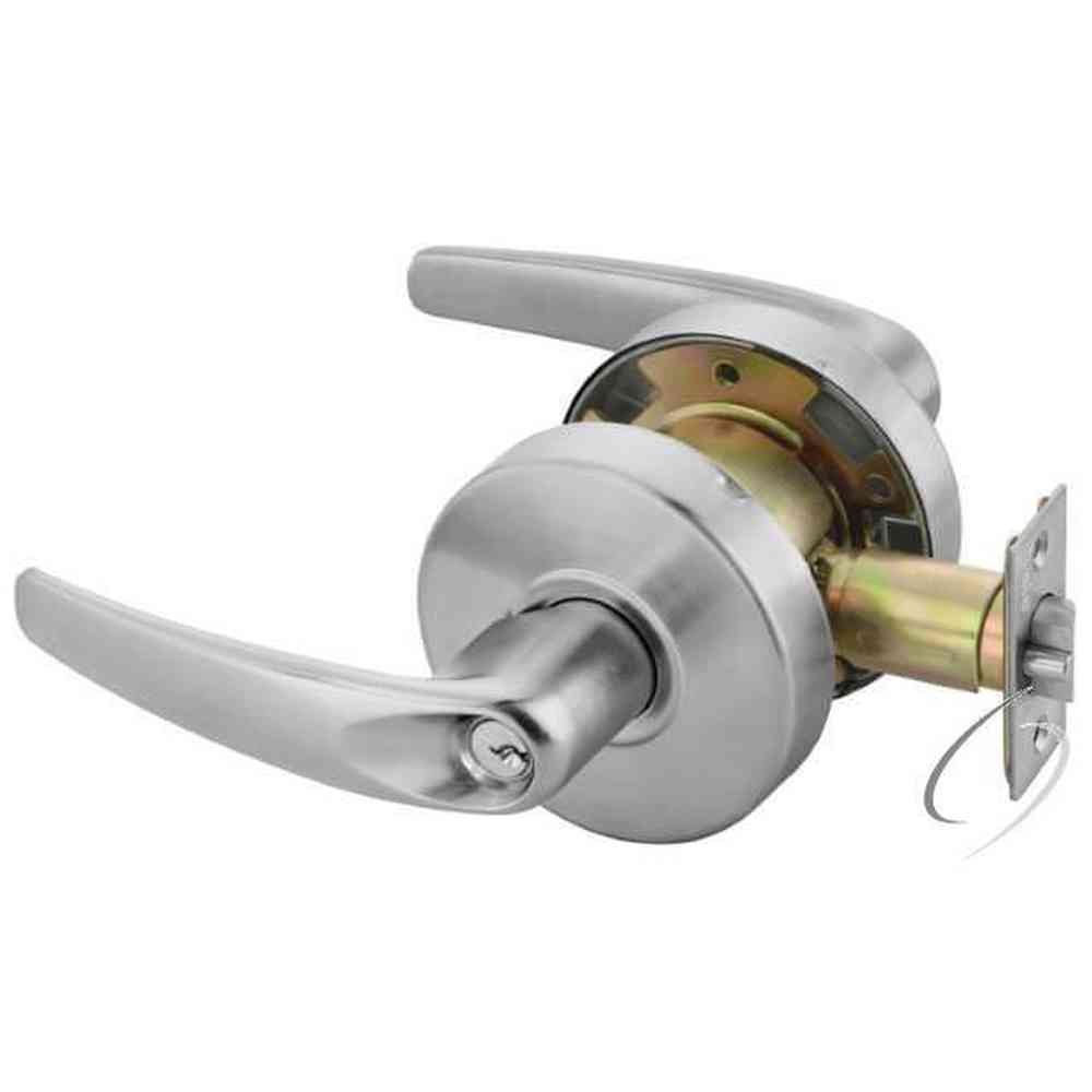 Yale MO4605LN626 satin chrome storeroom door lever