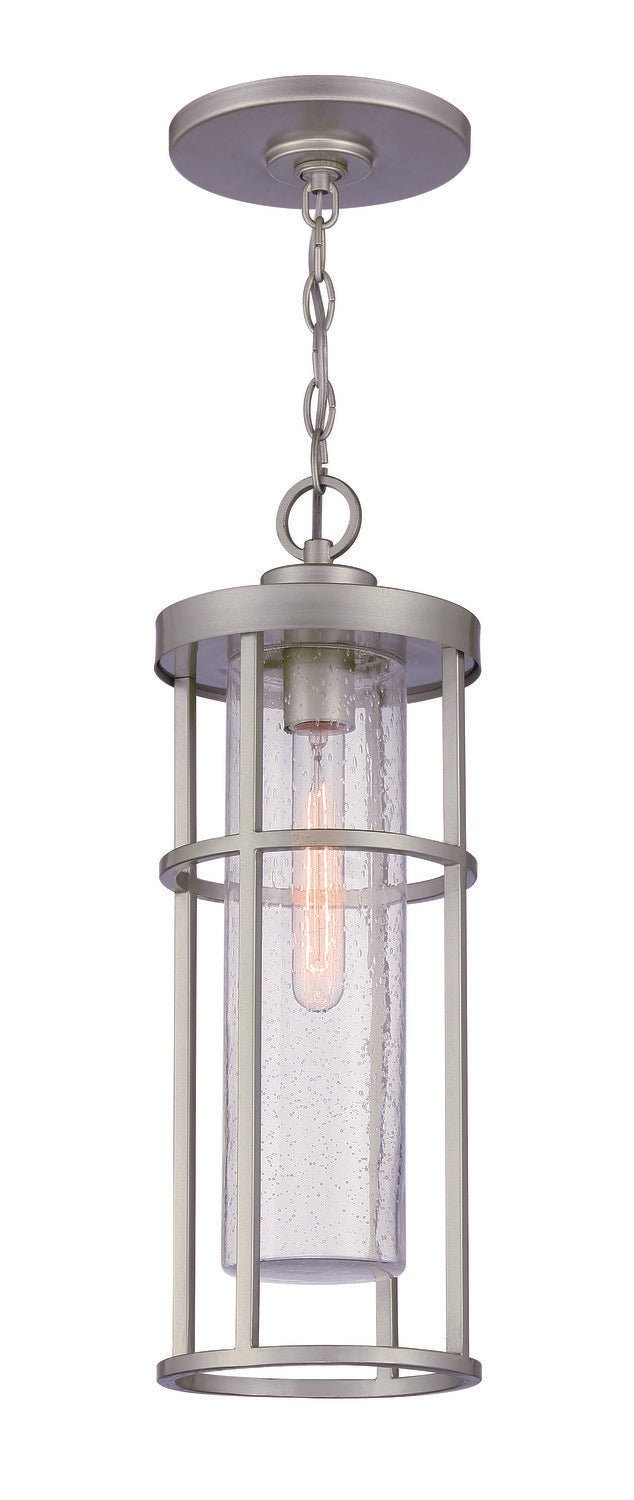 Craftmade ZA4211-SA Encompass 1 Light Outdoor Pendant Satin Aluminum
