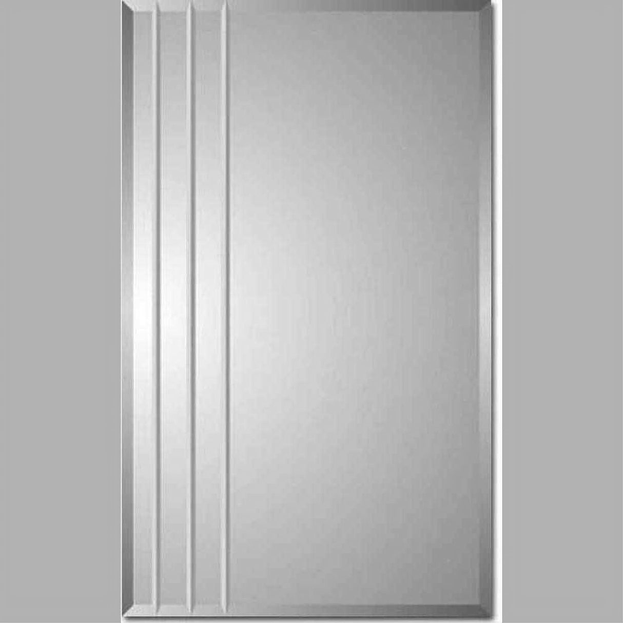 Zaca 23-2-26-00 Rigel Beveled with Three V-grooves Medicine Cabinet