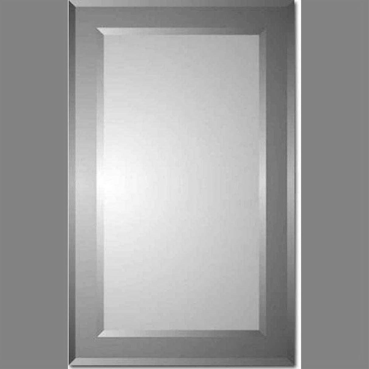 Zaca 41-2-26-00 Polaris Beveled Rectangle on Beveled Smoke Tint Cabinet