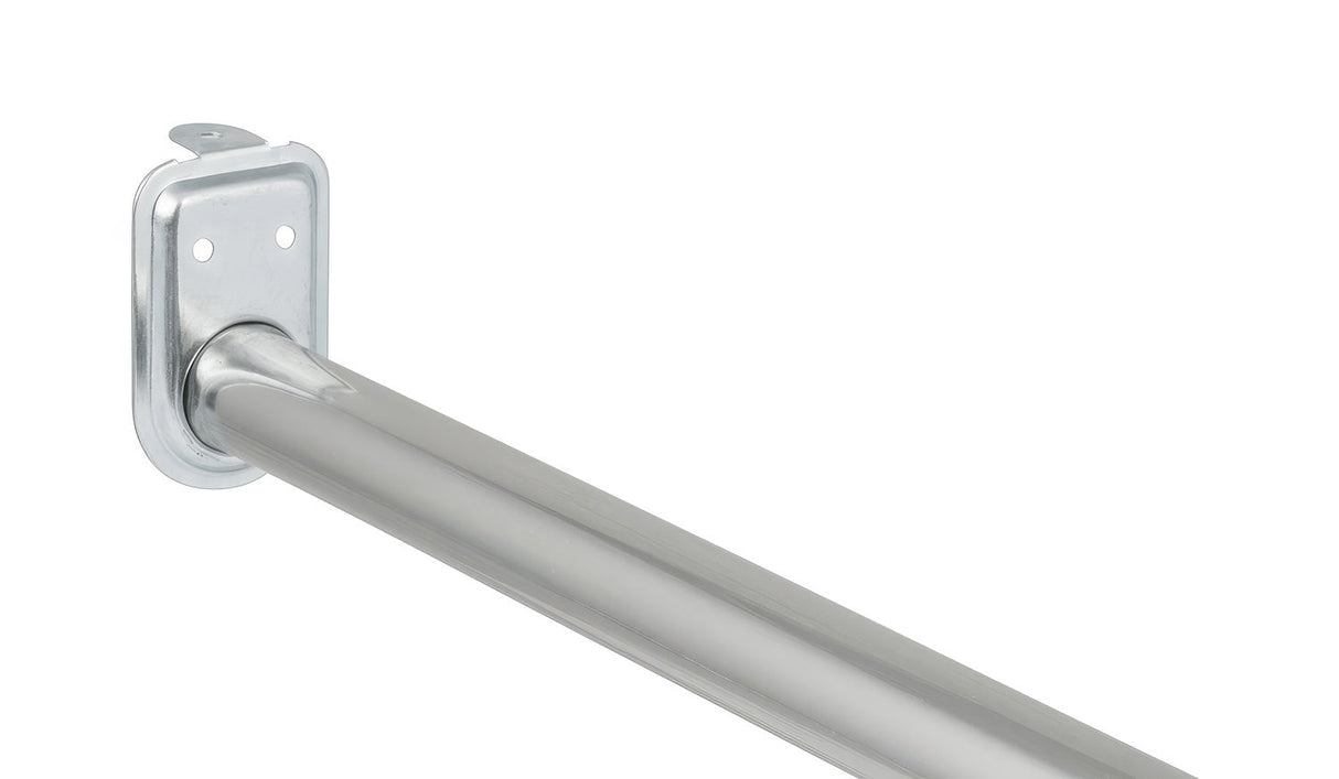 Better Home Products ZCR72120 bright zinc plated closet rod