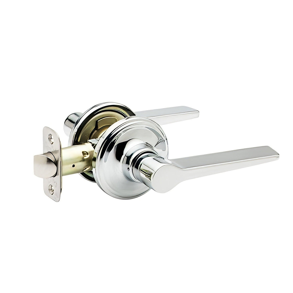 Copper Creek ZL2240PS polished stainless keyed entry door lever