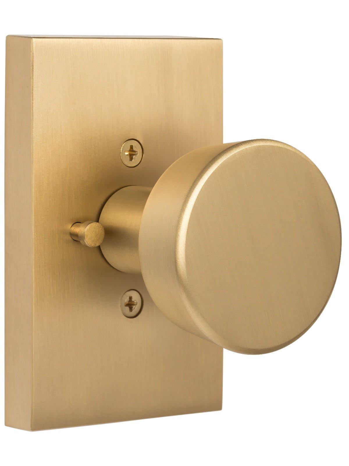 Sure-Loc ZT102 SB satin brass privacy door knob