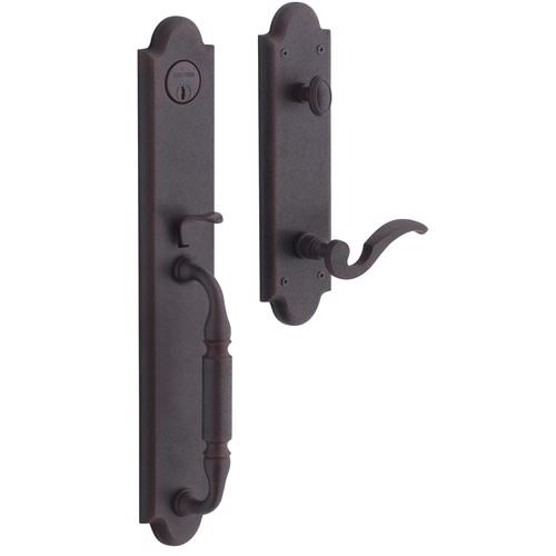 Baldwin 6401412RFD Devonshire Estates Full Dummy Entry Set With Right Handed Dummy 5152 Interior Lever