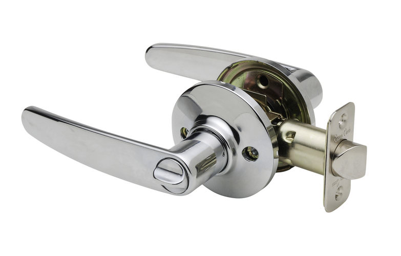 Copper Creek JL2230PS Polished Stainless Jayne Style Privacy Door Lever