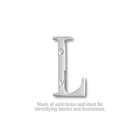 Salsbury 1240C-L Solid Brass Letter 3 Inches L